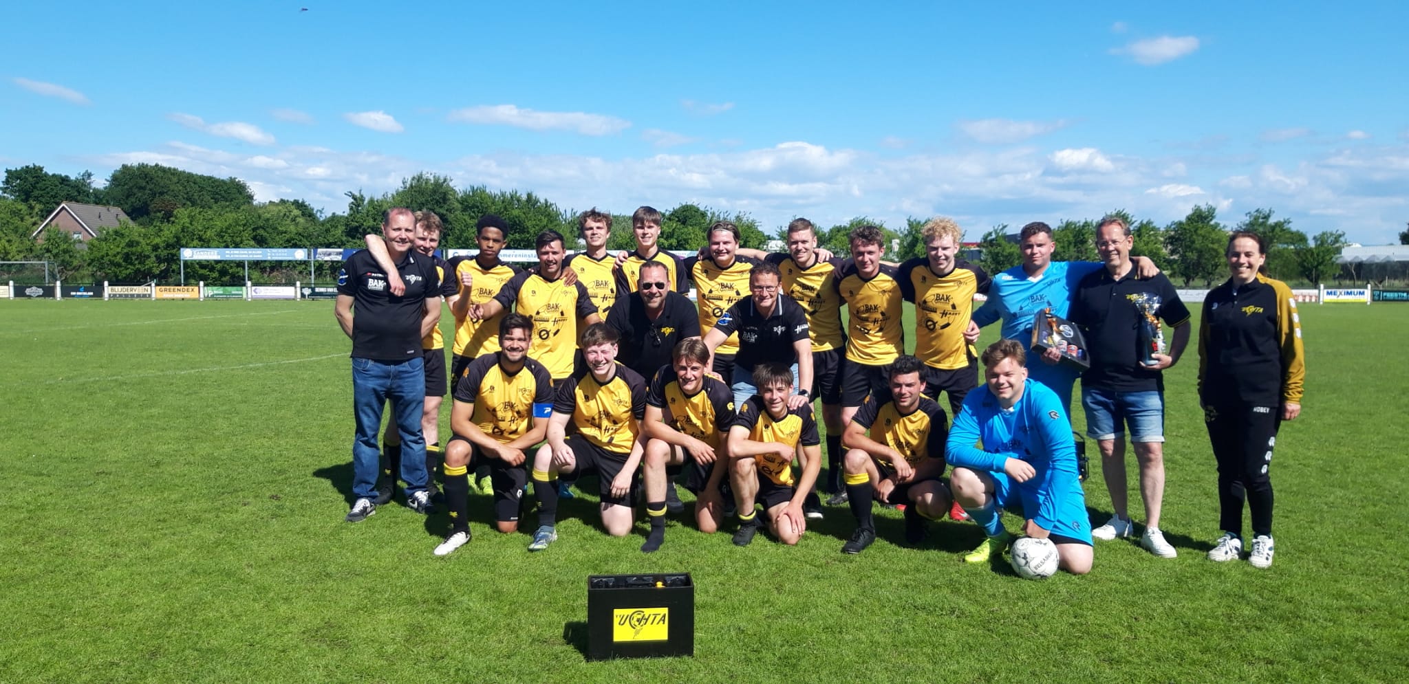 Uchta 1 komt tekort in laatste competitiewedstrijd